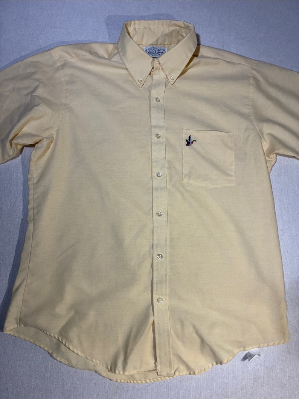 Classic Button-Down Oxford Shirt - Light Yellow